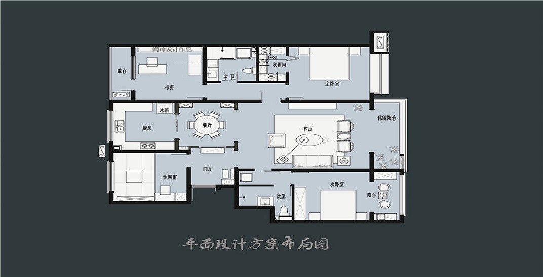 青竹雅苑170坪新中式風格，秦皇島裝修效果圖